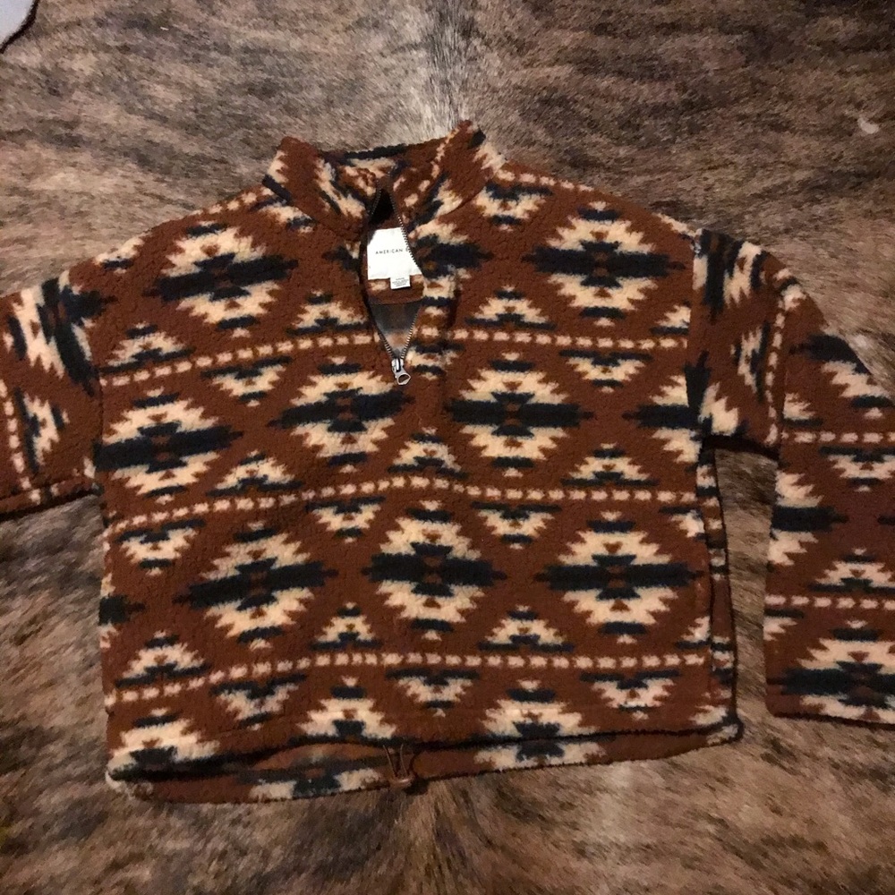 💎SOLD💎Sherpa Aztec pullover